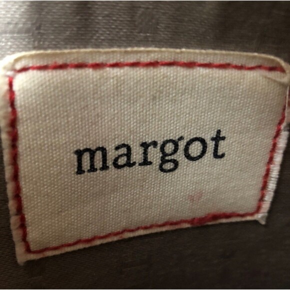 Margot New York Pebbled Leather Compact Cross Body Bag Cognac Brown Organizer - Picture 12 of 16